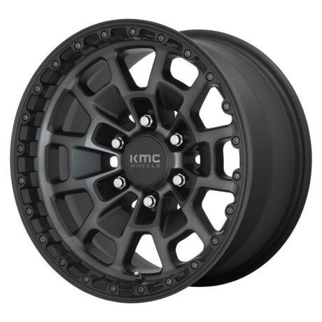 KMC KM718 Summit Satin Black With Gray Tint 8,5×17 6×139.7 ET18 CB106,0 60° 1133 kg KM71878568418