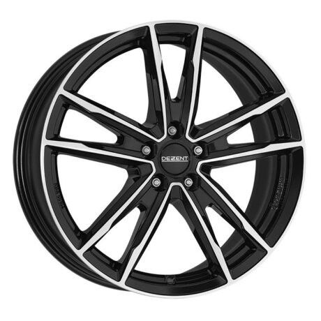 Dezent KF dark Black/polished 7×18 5×114.3 ET35 CB60,1 Flat 750 kg TKF10BP35E