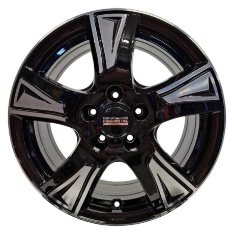 Fondmetal PRO1 Glossy Black Machined 6,5×16 5×114.3 ET45 CB66,1 60° 1250 kg RF19453