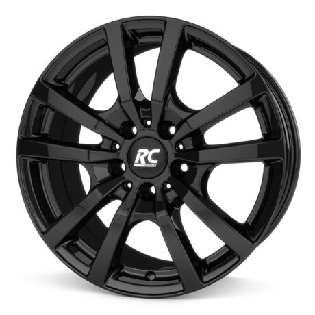 RC Design RC25T Schwarz Glanz (SG) 7×17 5×112 ET51 CB66,6 R14 950 kg 358319