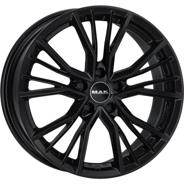 MAK Union Gloss Black 8,5x19 5x112 ET45 CB66,6 R13 820 kg F8590UAGB45WS4X