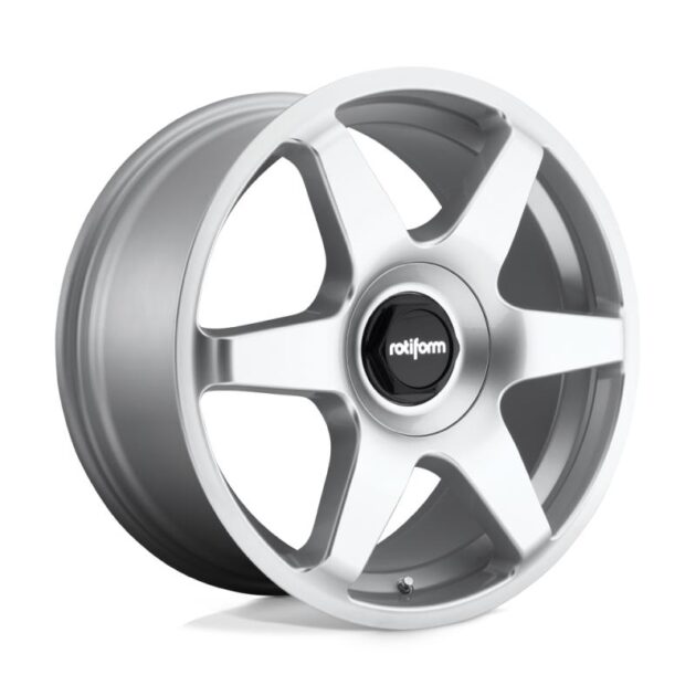 Rotiform R114 Six Gloss Silver 8,5x18 5x112 ET45 CB66,6 (PCD2: 5x100) 60° 725 kg R1141885F3+45