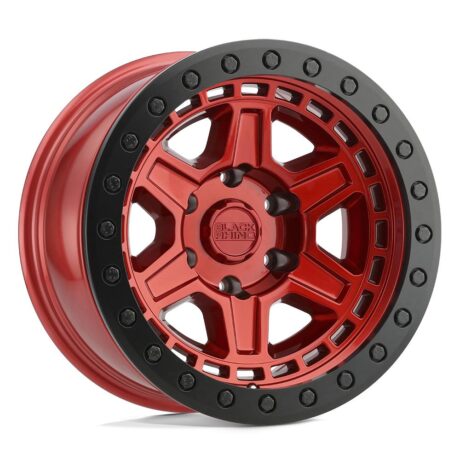 Black Rhino Reno Candy Red W/ Black Ring & Bolts 9×17 5×127 ET0 CB71,5 60° 1111 kg 1790REN005127R71