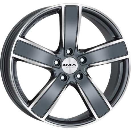 MAK Turismo-D-FF Gun Met-Mirror Face 10,5×20 5×130 ET64 CB71,6 R14 1000 kg F0520UDQM64KY5