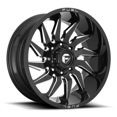 Fuel D744 Saber Gloss Black Milled 10×22 6×135 ET-18 CB87,1 60° 1133 kg D74422008947